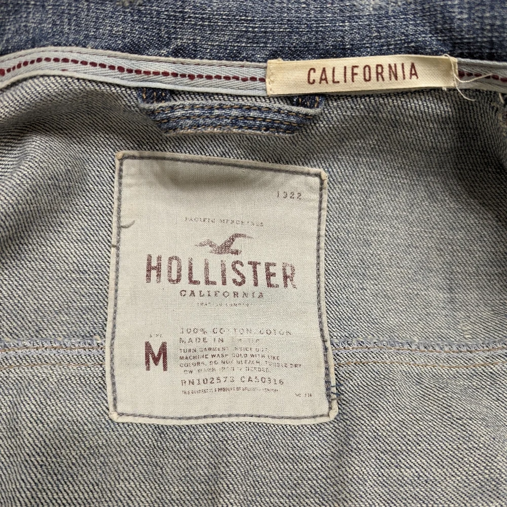 Distressed denim jacket - Picture 3 of 5